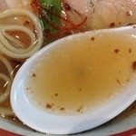 塩元帥 - 天然塩ラーメン(700円)スープ