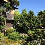 観鹿荘 - 朝の部屋からのながめ