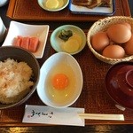 たまごや - たまごかけご飯+明太子