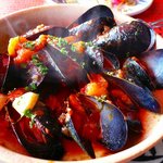 サングリア - ムール貝のトマト煮