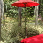 金閣寺不動釜茶所 - 雰囲気の良い店内（外）