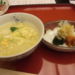 つきじ治作 - 水炊きの雑炊と香の物