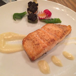 和フレンチバル村塾 - サーモンのポアレ白味噌風味❤︎