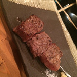 和フレンチバル村塾 - 牛串柔らか〜♫