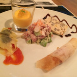 和フレンチバル村塾 - 前菜盛り合わせの洋❤︎