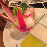 和フレンチバル村塾 - 季節野菜のバーニャカウダ❤︎