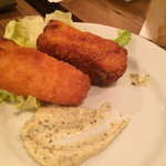 和フレンチバル村塾 - 海老のクロケット  ❤︎レムラードソース❤︎