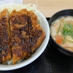 かつや - 料理写真:カツ丼ライト+とん汁(小)