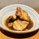 穴子と茄子の揚げ出し