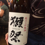 海鮮問屋 吾作どん - 獺祭(￥450)