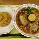 Makotoya - 炒飯セット（やっさラーメン）750円+100