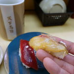 天下寿司 - づけ3種盛り　245円