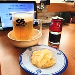 無添くら寿司 - 料理写真:■ マルエフ生、660円
■ 特製ガリ、150円
