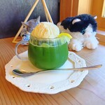 みのりや - レモンスカッシュグリーンティーフロート