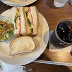 珈琲館 - 料理写真:ミックスサンドセットA