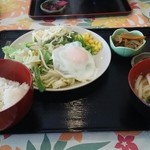 たもん - 野菜炒め定食＋40円でミニうどん変更