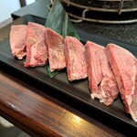 牛タンの店 赤間精肉店 - 熟成塩仕込み牛たん定食(2350円)　牛たん