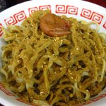 ラーメン二郎 - お茶漬け麺・小の「麺」