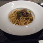 リストランテ ダ トシユキ - ホタルイカのスパゲティーニ　フキノトウの香りで