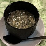 肴屋ぱんだ亭 - 「冷製・茶碗蒸し くじゅんさい＞」