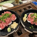 肴屋ぱんだ亭 - 〆は「アテ巻き・ネギトロ」