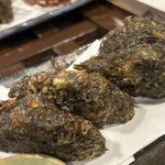 肴屋ぱんだ亭 - 初めて食べたモチモチ系のもずくの天ぷら！