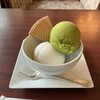 翆 - 抹茶のシャーベットとジャージーミルクのアイスクリーム