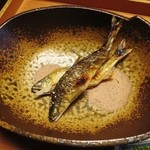 しのはら - 焼き物　琵琶湖鮎の塩焼き