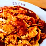 きむら食堂 - 海老玉甘酢あん定食