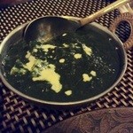 mustard - ホウレンソウとチーズcurry