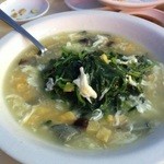 JUMBO Seafood - 3種の玉子とホウレンソウ