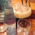 やき鳥三太郎 - 水割りセット(２０１５年５月４日撮影)