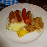 Hotel Brauerei-Gasthof Bräustüberl - ソーセージ