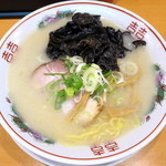 らーめん紫雲亭 - 塩ラーメン_700円、キクラゲ増し_100円