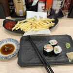 元祖串かつ 恵美須商店 - ポテトフライとネギトロ巻き