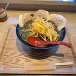 田所商店 タンタンメン部 - 料理写真:山椒味噌担々麺(江戸前味噌)味噌漬けチャーシュー麺+麺大盛り+辛ネギ