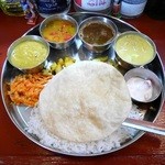 南インド料理 なんどり - [Veg]ミールス(Limited)￥１０００ ＋ダル（豆カレー）追加￥２００