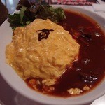 ガンダムカフェ - 百式オムライス～オムライス・濃厚デミグラスソース～（９８０円）