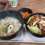 風遊斎 - ハイサイ丼定食（１２００円）です。２０１５年４月