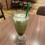 グリーンリーフカフェ - セットのドリンク  アイス宇治抹茶ラテ