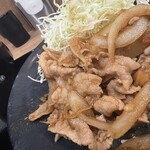 伝説のすた丼屋 - 料理写真:生姜焼き定食(UP)