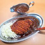 ゴーゴーカレー - 料理写真:ロースカツカレー、ルー増し