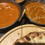 居酒屋インドカレー アジア料理チャンドラマ - カレーとナン
