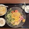 龍祥軒 - 冷やし中華+半炒飯