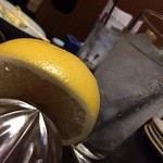 旬味 鹿六 - グレープフルーツサワーなんか飲んじゃったりして