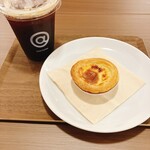Cotti Coffee - 料理写真:アメリカーノとエッグタルト
