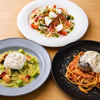 もちもち食感の太麺生パスタ