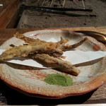 柳家 - あじめどじょう天ぷら