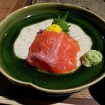 柳家 - ヤナ落ちサツキマス刺身