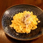 パスタ家POPO - 料理写真:自家製ベーコンのカルボナーラ